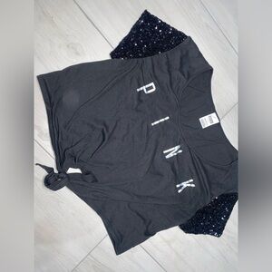 PINK Victoria's Secret Black Tee